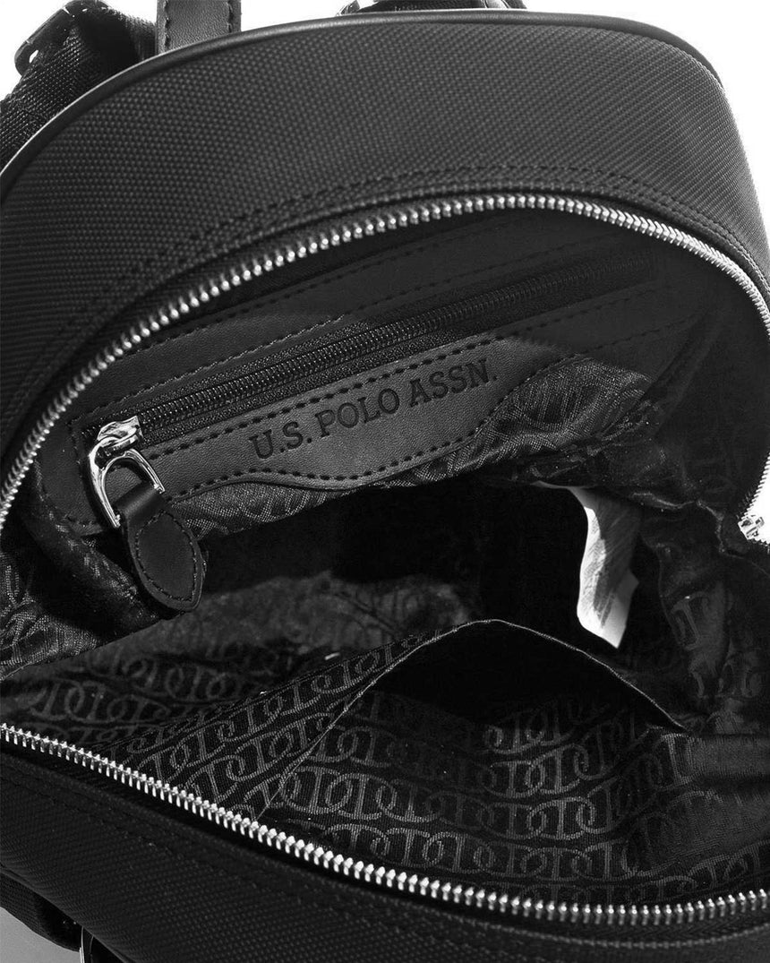 Us Polo Assn Fermuar Detaylı Sırt Çantası Siyah