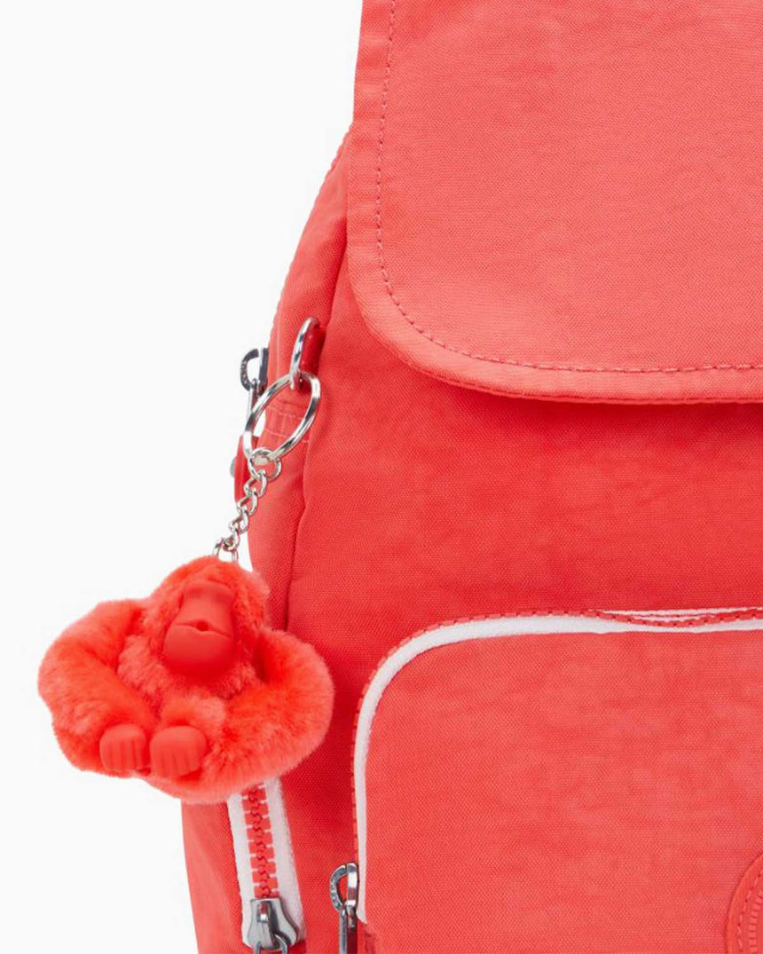 Kipling City Zip S Basic Sırt Çantası Almost Coral