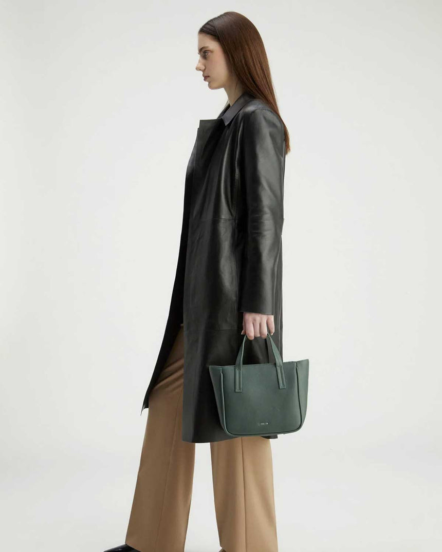 Calvin Klein Refine Mini Tote El Çantası Palm Green