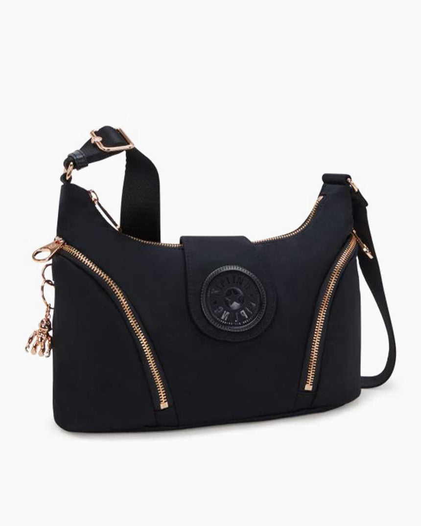 Kipling Sera M Charm Çapraz Askılı Çanta Black Rose