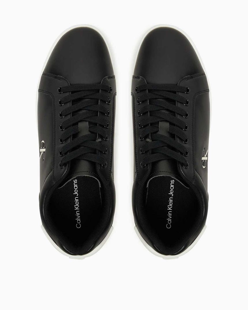 Calvin Klein Rome Yama Detaylı Topuk Erkek Sneaker Black/Bright White