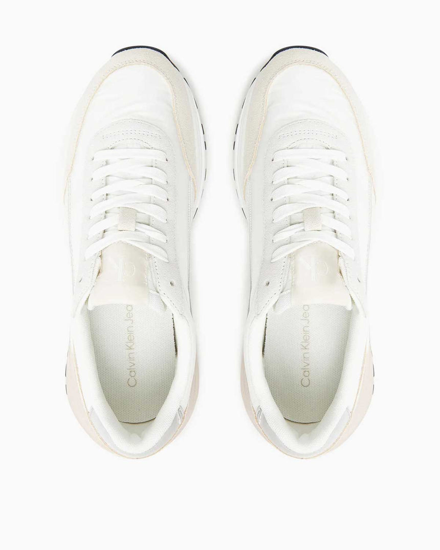 Calvin Klein Tokyo Yüksek Yürüyüş Kadın Sneaker Bright White/Silver Creamy