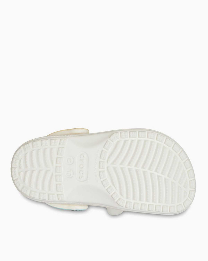 Crocs Classic Rainbow Unicorn Terlik Chalk