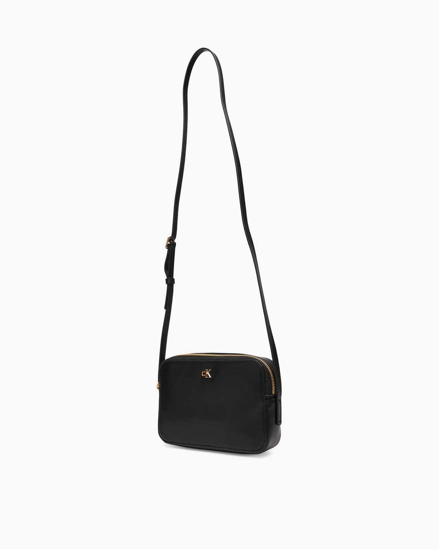 Calvin Klein Kadın Kamera Çantası BLACK / ANTIQUE LIGHT GOLD
