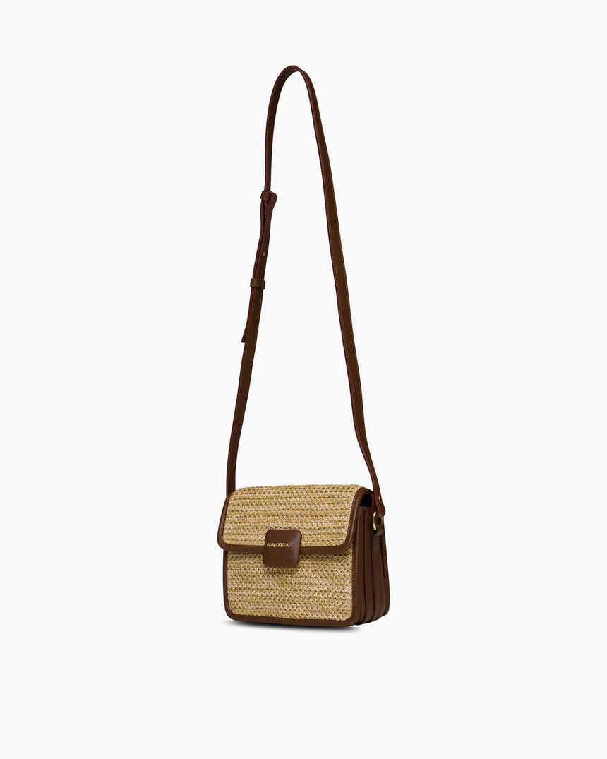 Nautica Logolu El Çantası Bej - Açık Kahve