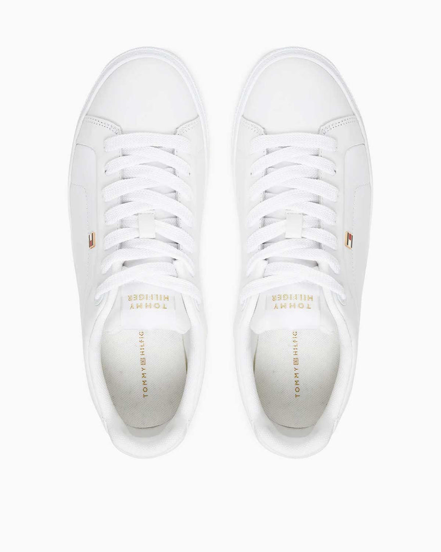 Tommy Hilfiger İkonik Kort Kadın Sneaker Ancient White