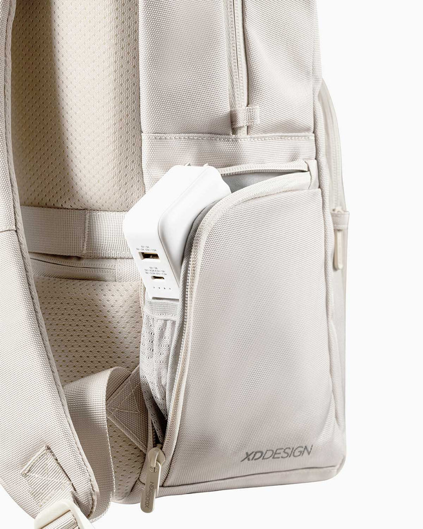 XD Design Soft Daypack Hırsızlık Önleyici Sırt Çantası Light Grey