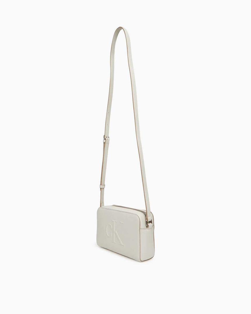 Calvin Klein Sculpted Camera Bag Lily White