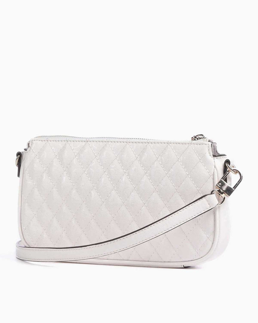 Guess Small Zincir Detaylı Çapraz Askılı Çanta White