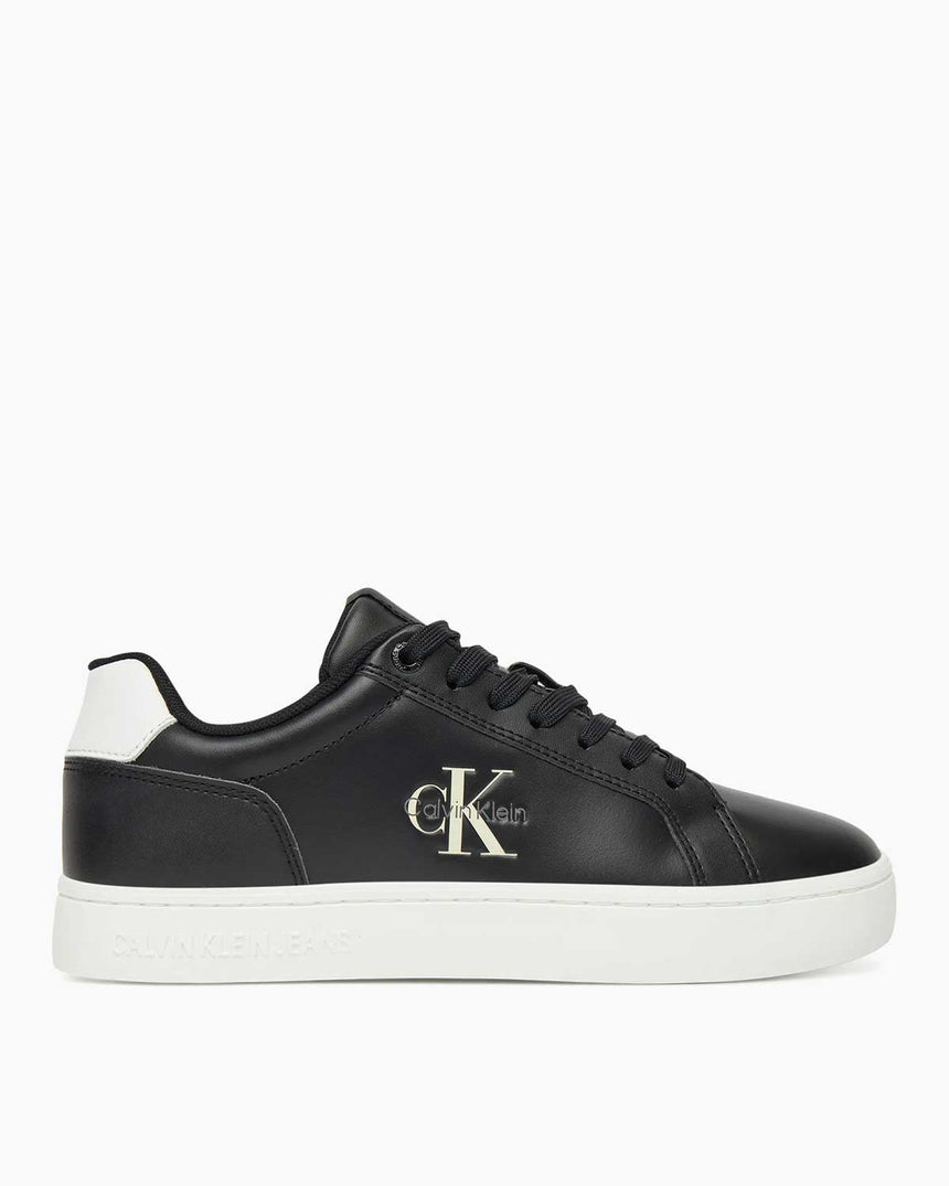 Calvin Klein Rome Klasik Çubuk Taban Kadın Mono Logo Kadın Sneaker Black/Bright White