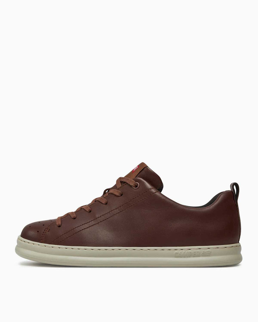 Camper Hakiki Deri Runner Four Erkek Sneakers Kahverengi