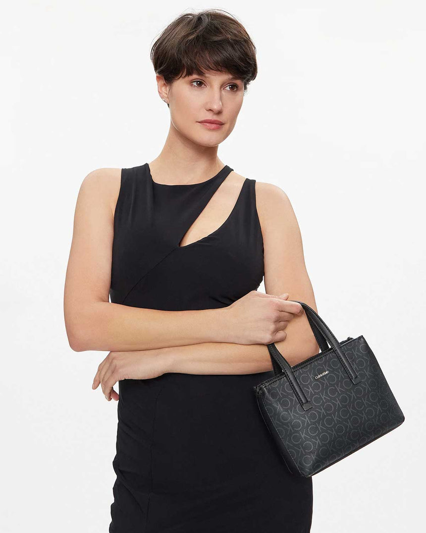 Calvin Klein Must Mini Tote Çapraz Askılı Çanta Black