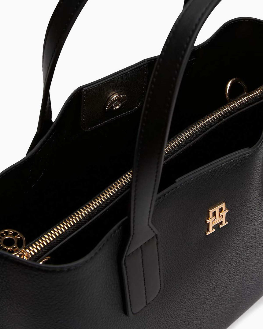 Tommy Hilfiger Mini Açık Kadın Tote Çanta Black