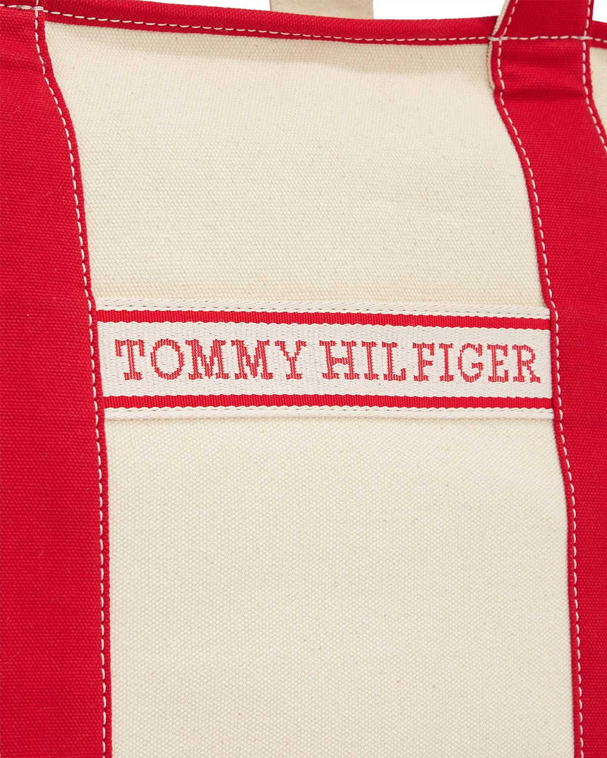 Tommy Hilfiger Summer Canvas Omuz Çantası Primary Red