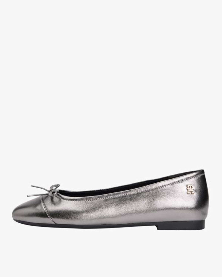 Tommy Hilfiger Martina Metalik Kadın Balerin Ayakkabı Warm Stone