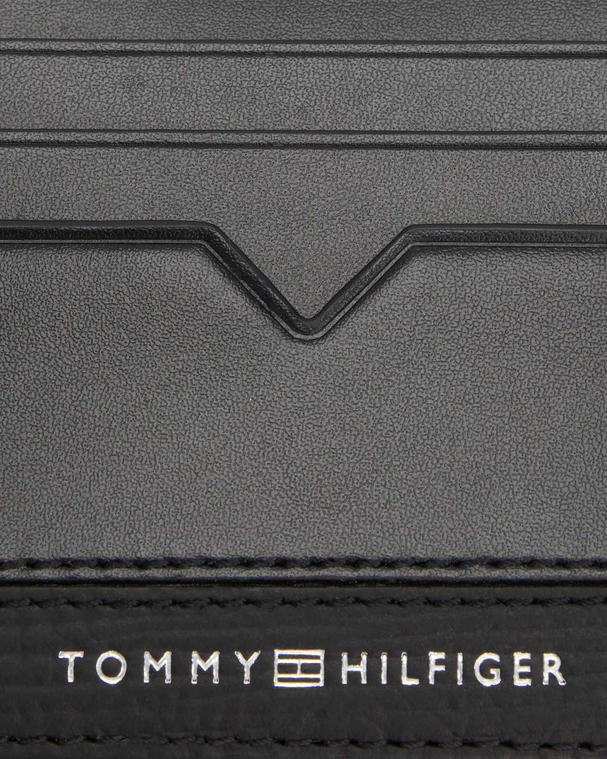 Tommy Hilfiger Business Logo Yazılı Kartlık Black