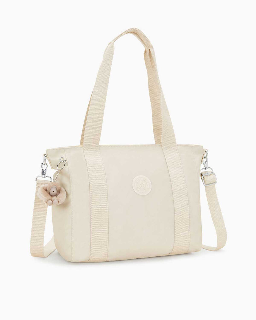 Kipling Asseni S Kadın Omuz Çantası Beige Pearl