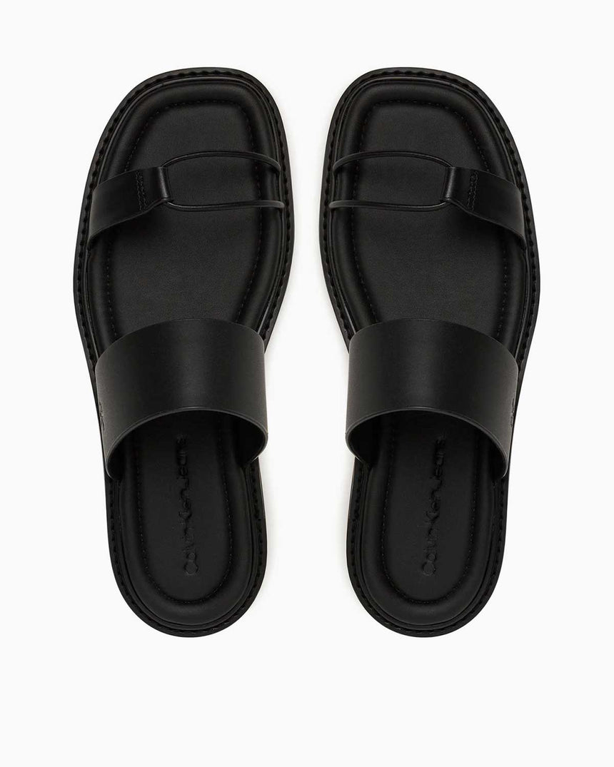 Calvin Klein Zadar Halat Detaylı Yumuşak Kadın Sandalet CK Black