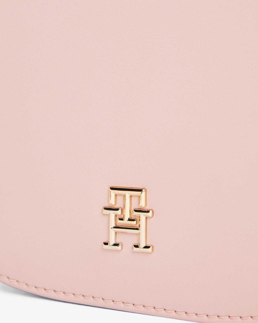 Tommy Hilfiger Logotape Saddle Çapraz Askılı Çanta Foggy Pink