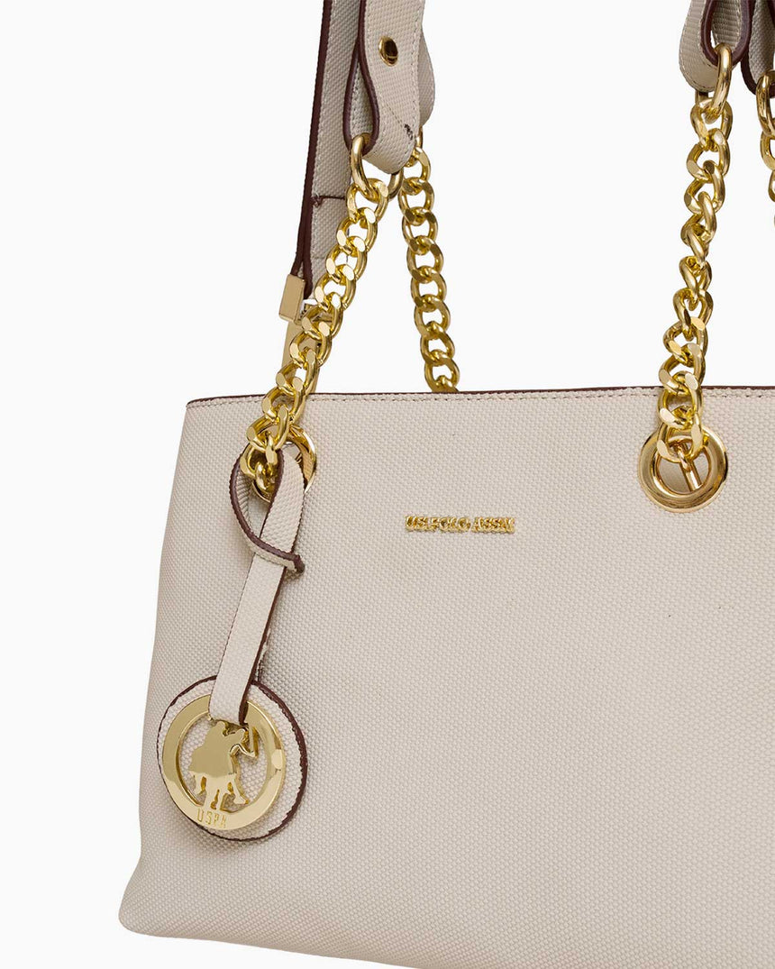 Us Polo Assn Zincir Detaylı El Çantası Taş