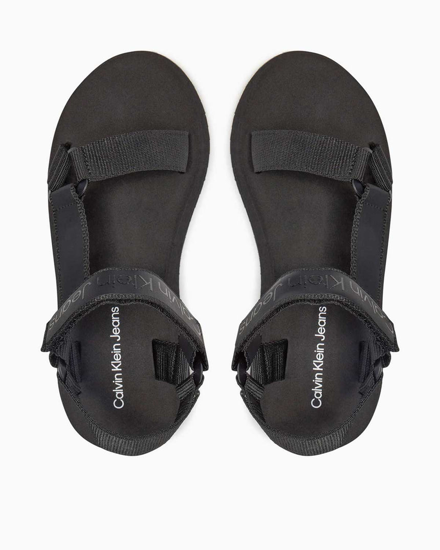 Calvin Klein Velcro Flat Sandalet Black