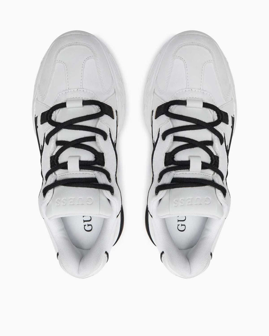 Guess Carrli Runner Sneaker White - Black