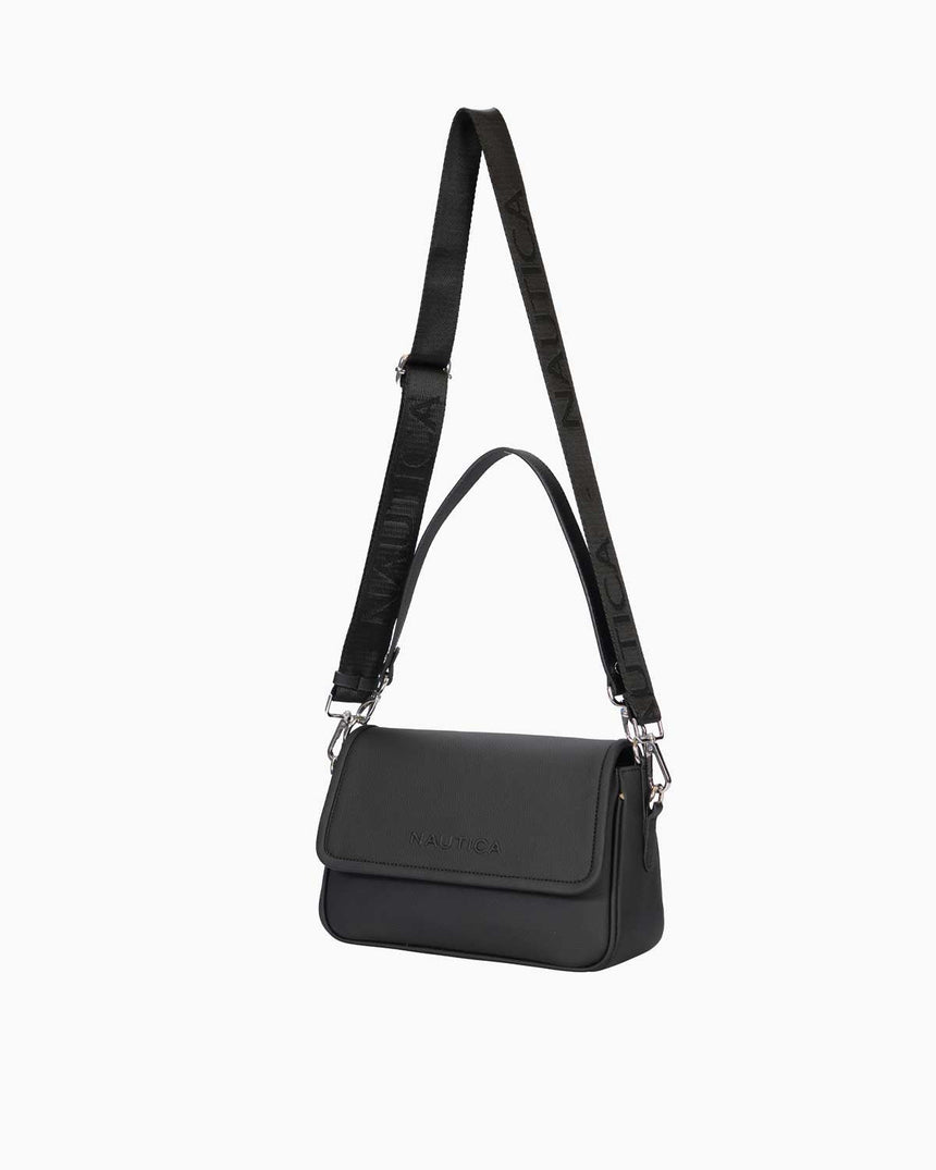 Nautica Ladies Logolu Omuz Çantası Siyah