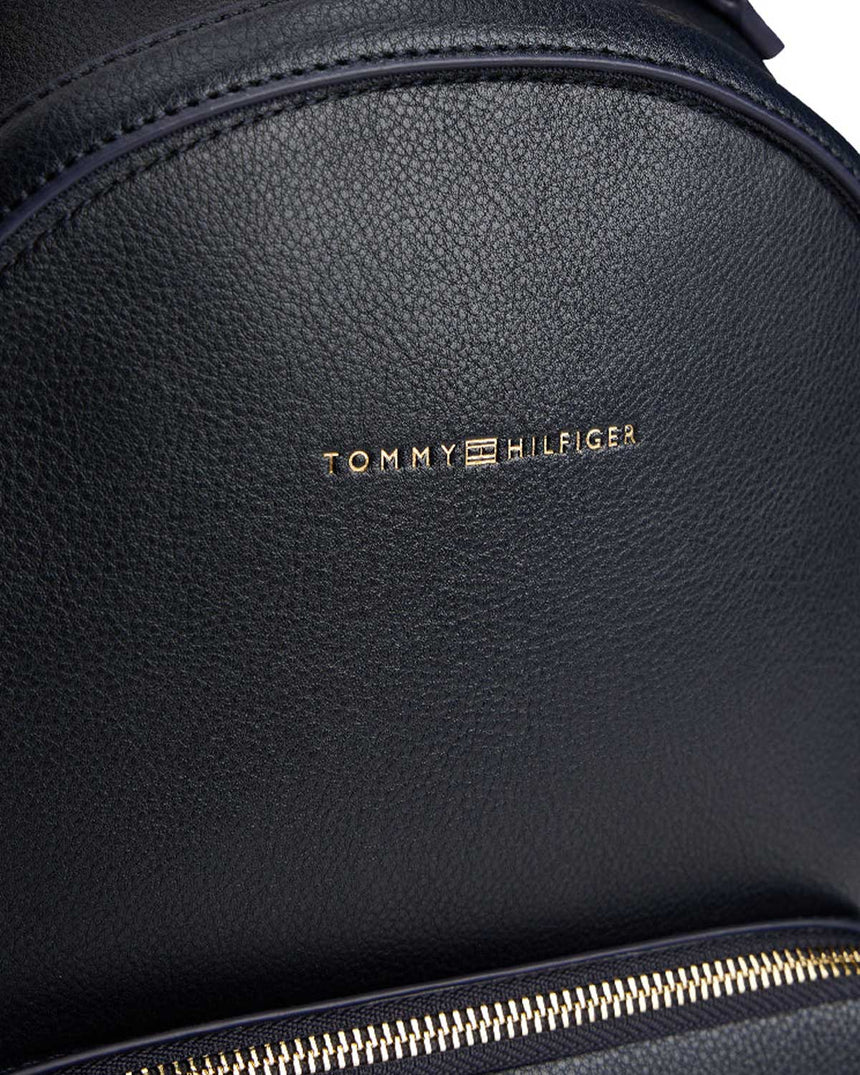 Tommy Hilfiger Logo Bantlı Kadın Sırt Çantası Space Blue Corp