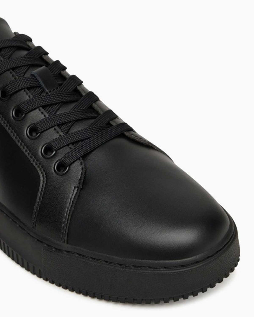 Calvin Klein Malmo Yama Detaylı Topuk Erkek Sneaker Triple Black