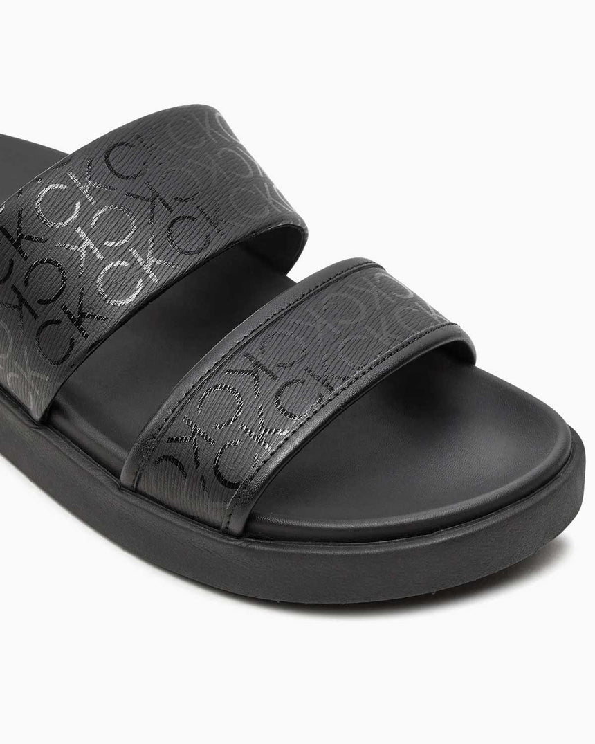 Calvin Klein Flat Slide Epi Mono Kadın Terlik Black