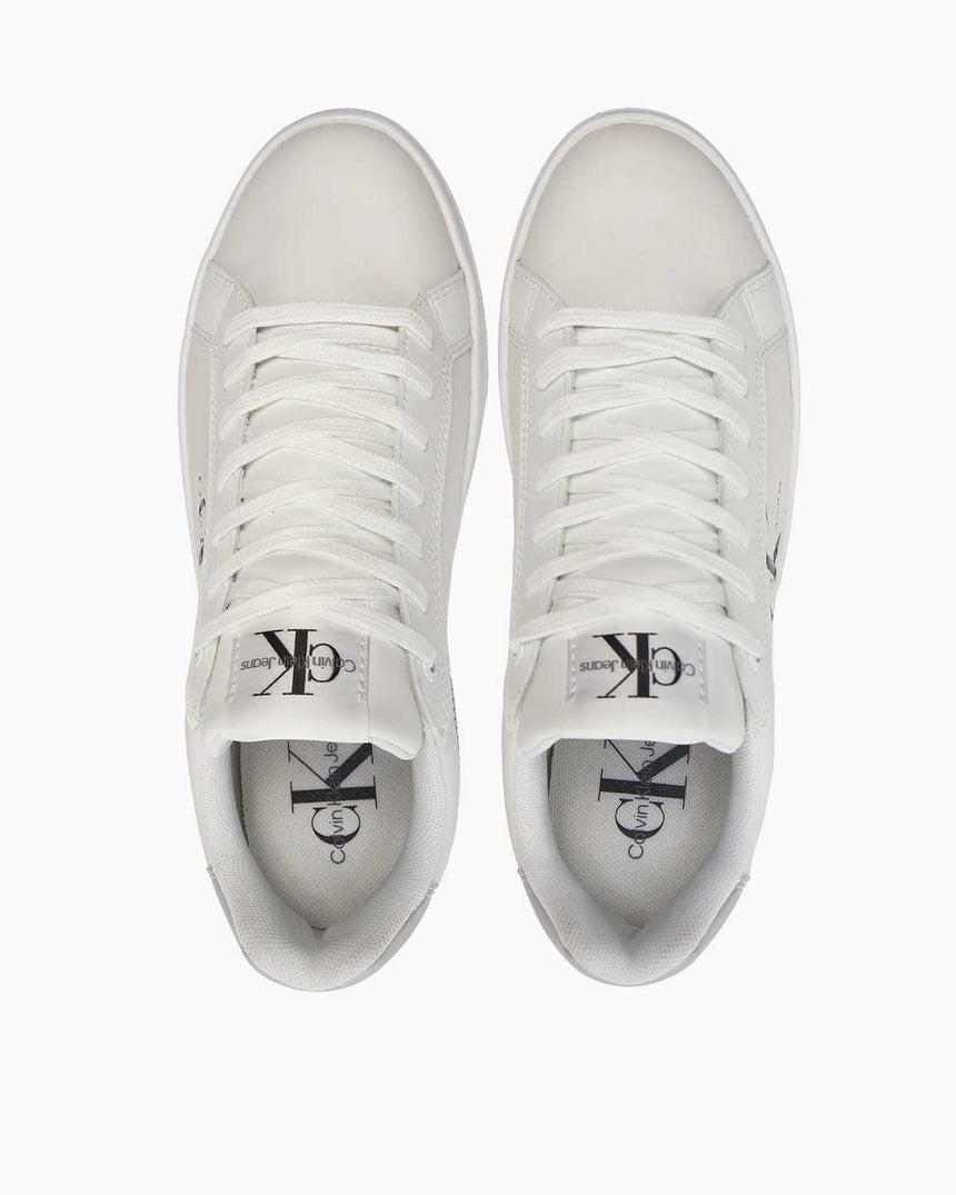 Calvin Klein Bold Platform Low Lace Up Sneakers Bright White/Silver