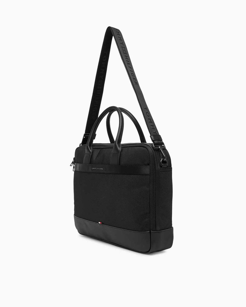 Tommy Hilfiger Naylon Erkek Laptop Çantası Black