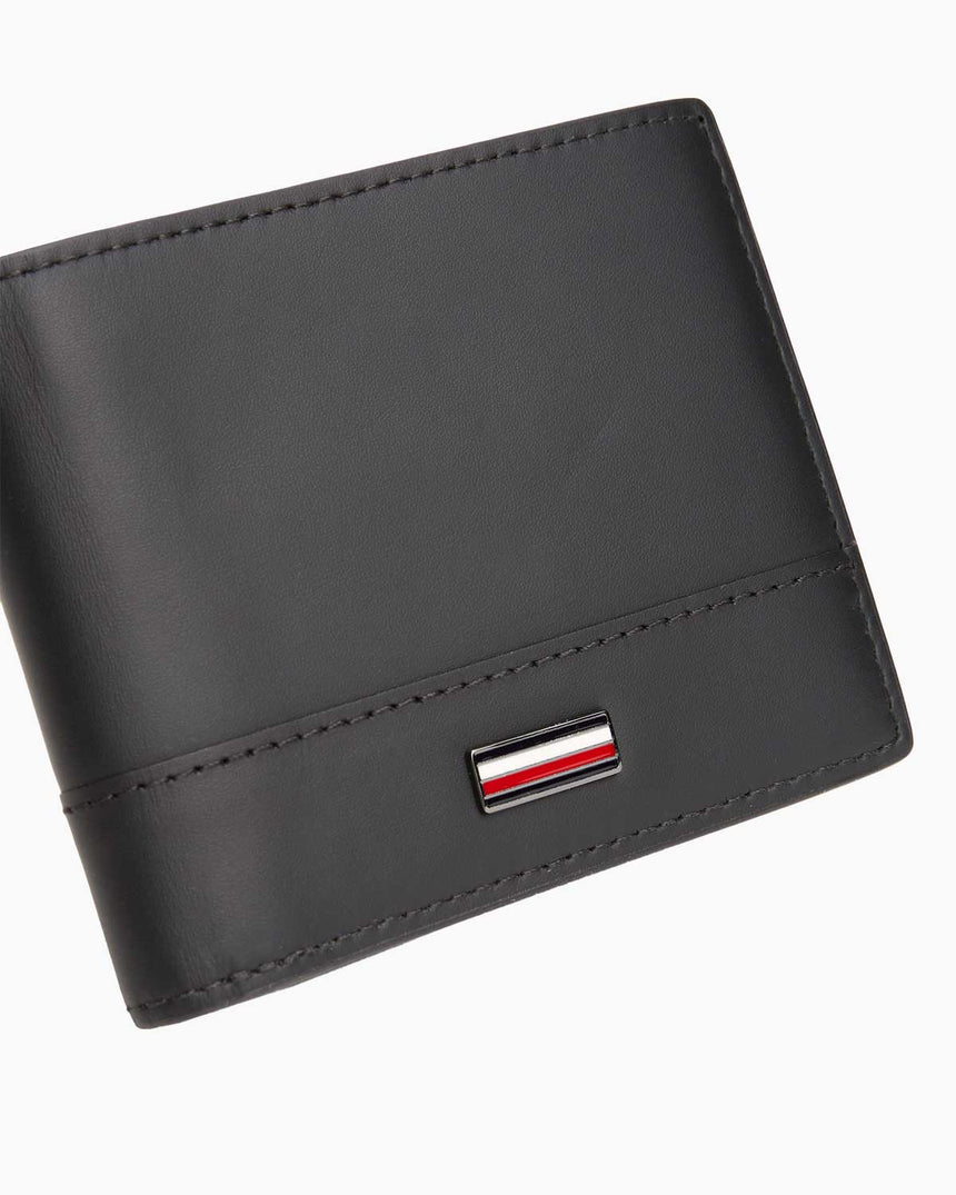 Tommy Hilfiger Corp Plaque Bifold Wallet Cüzdan Black
