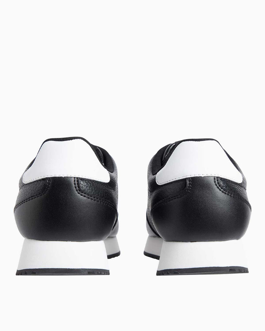 Calvin Klein Runner Lace Up Sneaker Black/Bright White