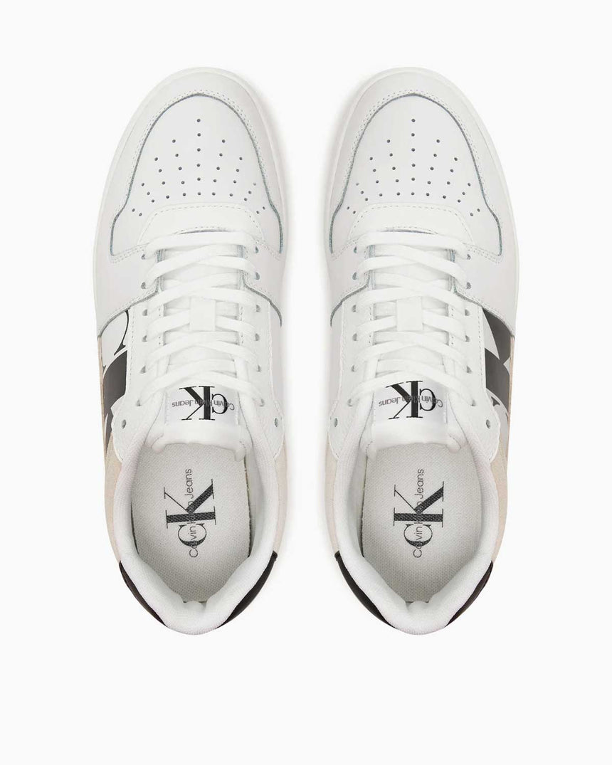 Calvin Klein Classic Cupsole Low Lace Up Sneaker Bright White/Black