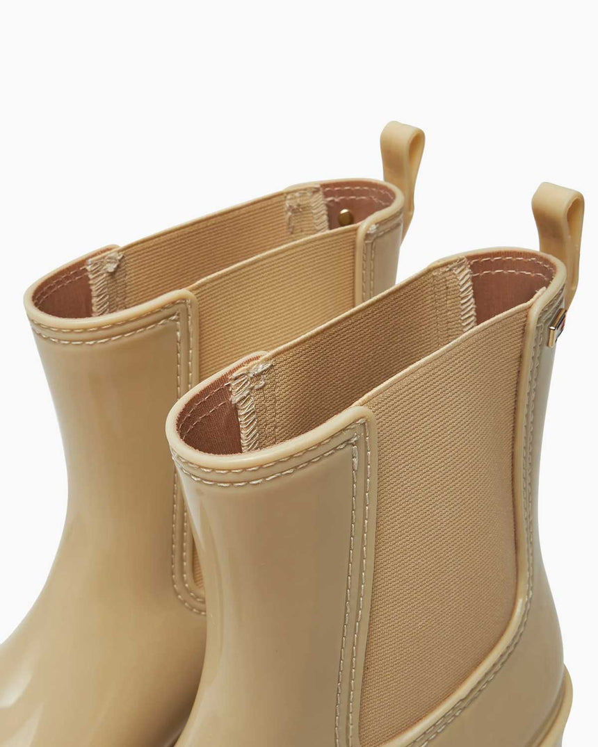 Tommy Hilfiger Flag Rugan Rainboot Beige