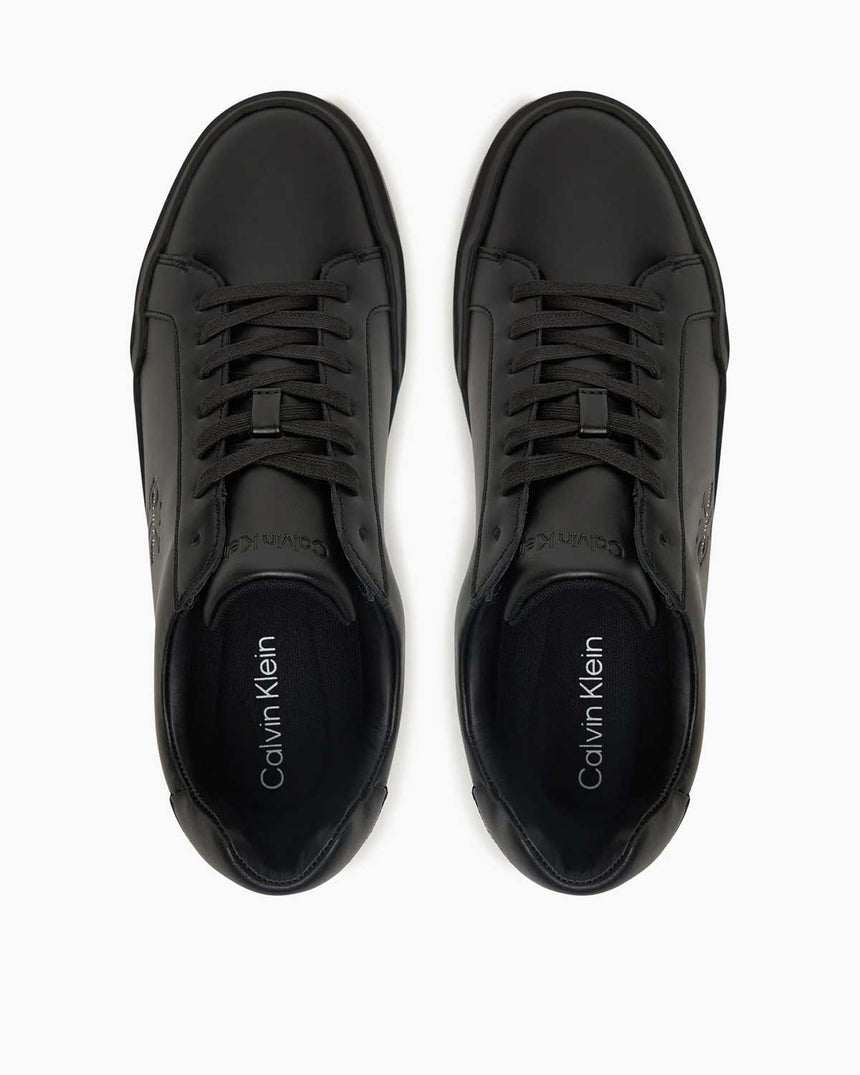 Calvin Klein Avenue Kısa Kalın Taban Erkek Sneaker Triple Black