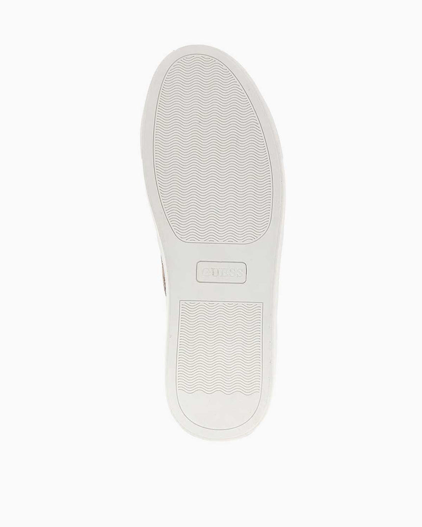 Guess Todi Monogram Detaylı Sneaker White Beige Brown