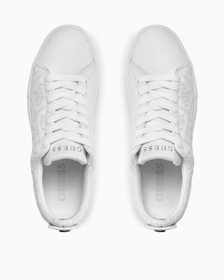 Guess Gianele Peony Logo Sneakers White
