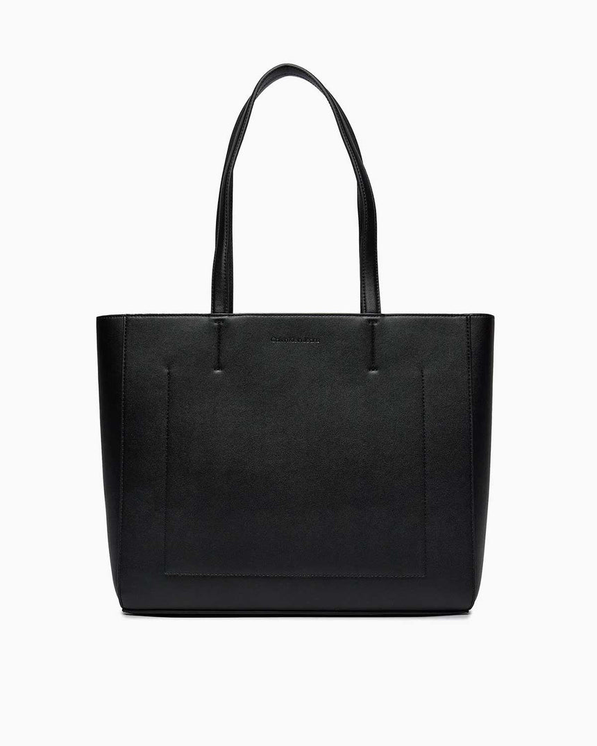 Calvin Klein Sculpted Shopper Mono Kadın Omuz Çantası Black