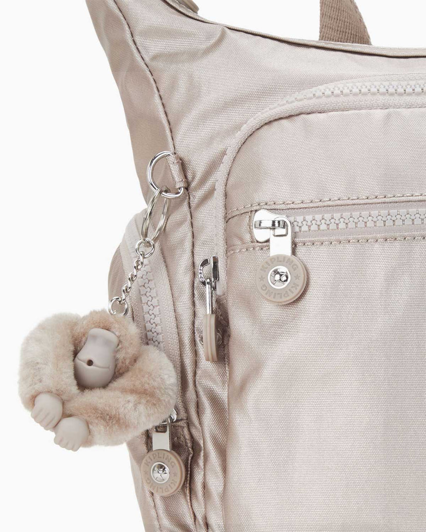 Kipling Gabbie Basic Plus Kadın Omuz Çantası Metallic Glow