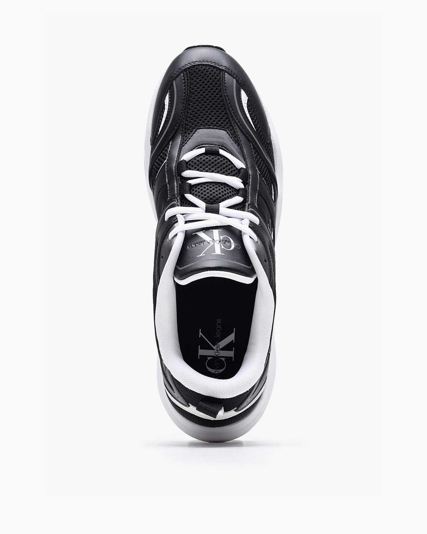 Calvin Klein Jeans Retro Tennis Mesh Sneaker Black/Bright White