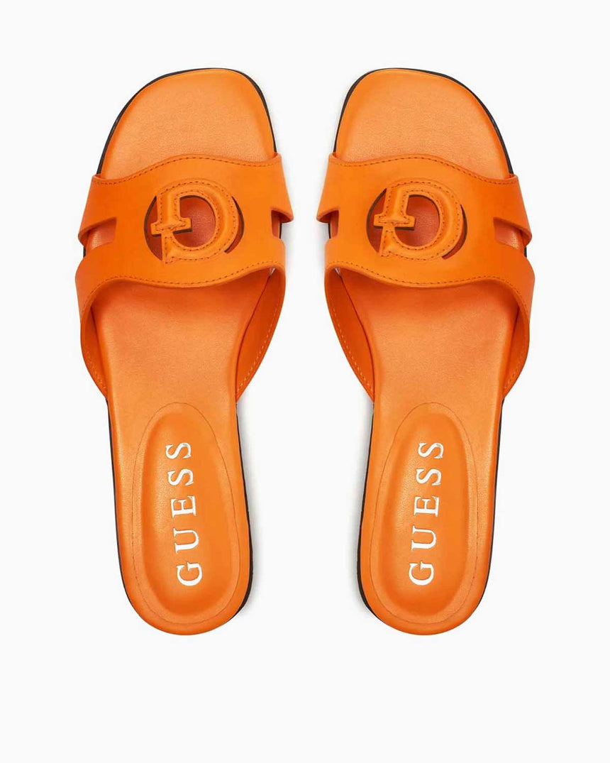 Guess Ciella Dress Shoes Logolu Terlik Orange