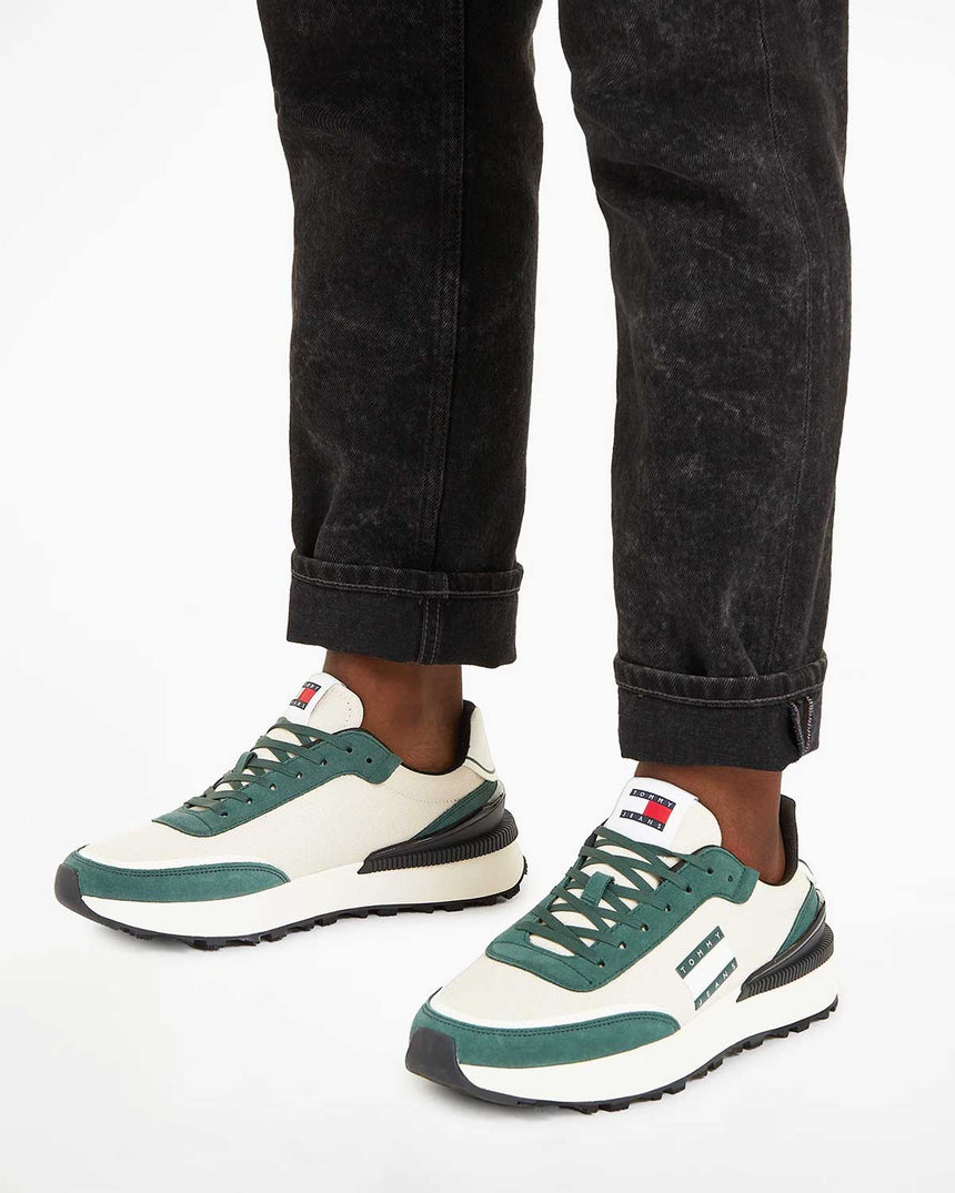 Tommy Hilfiger Tecnihal Runner Low Top Sneakers Timeless Teal