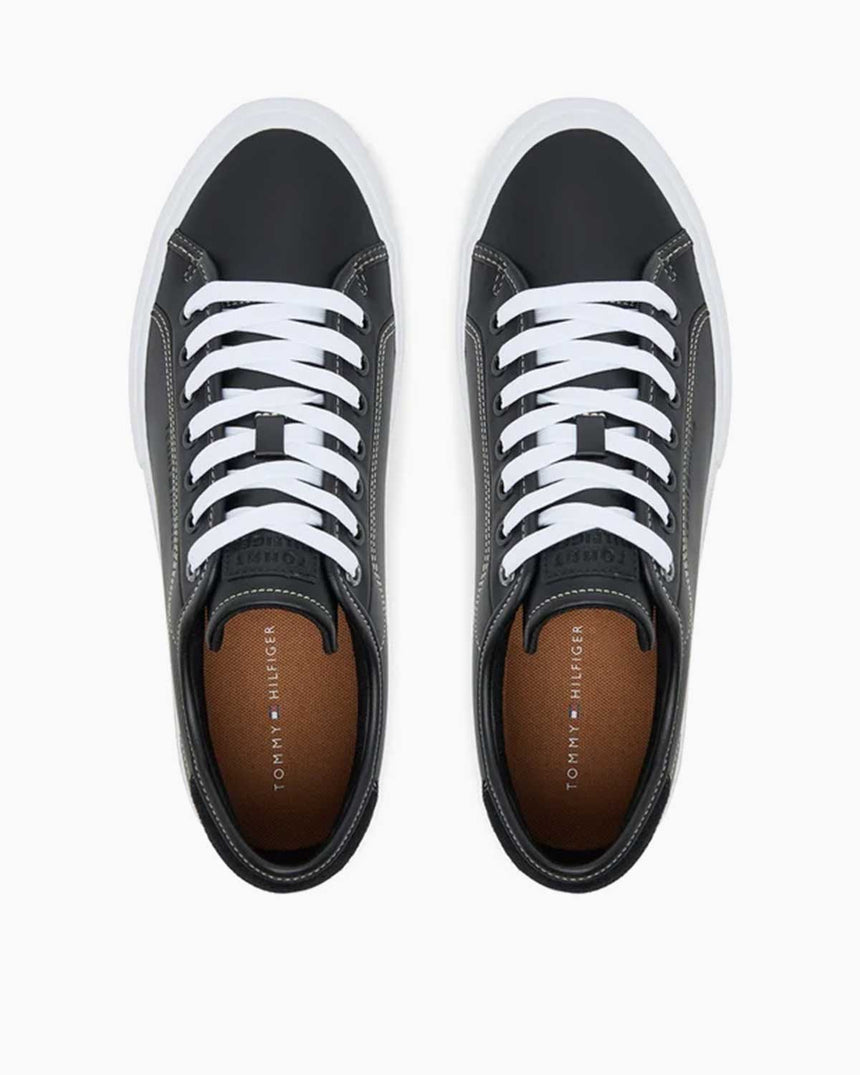 Tommy Hilfiger Dikiş Detaylı Erkek Sneaker Black