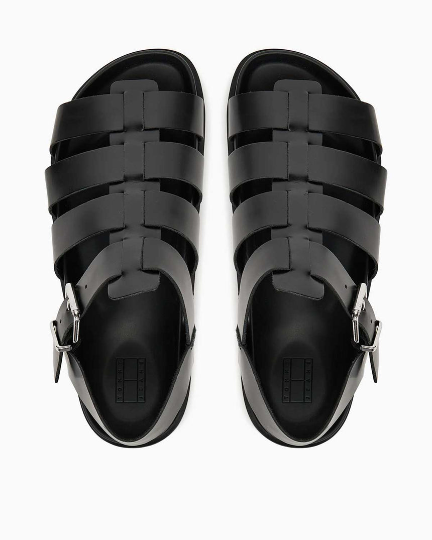 Tommy Hilfiger Bindi Patentli Kadın Balıkçı Sandalet Black