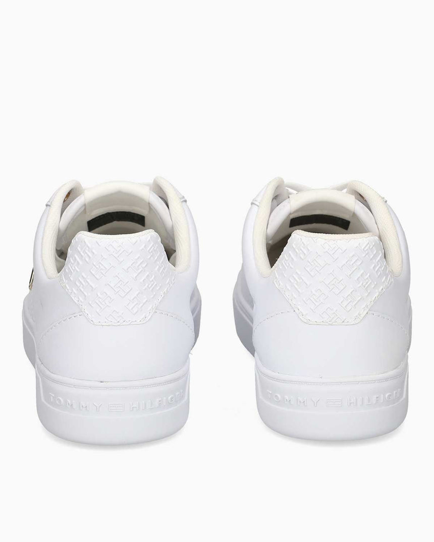 Tommy Hilfiger Elevated Essent Monogram Kadın Sneaker White