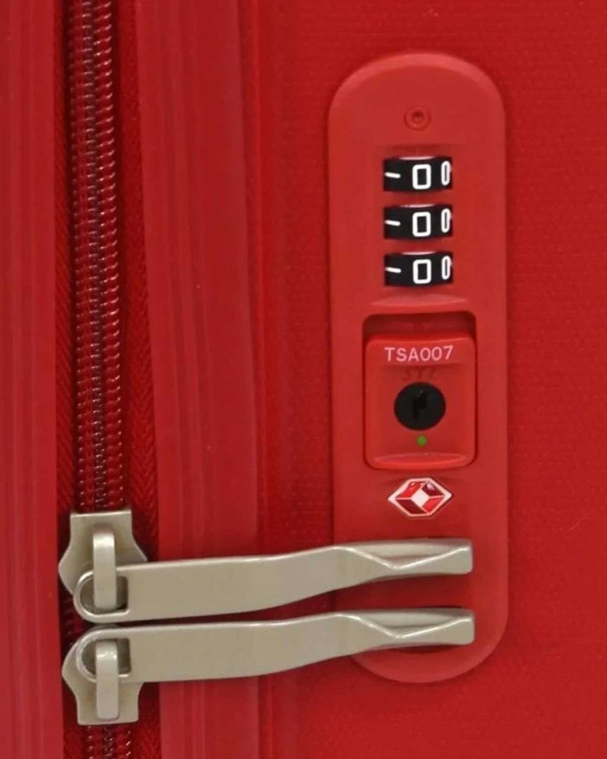 Benetton Trolley Kabin Boy Valiz Kırmızı