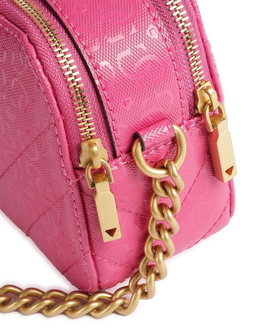 Guess Jania Crossbody Zincirli Çapraz Askılı Çanta Fuchsıa