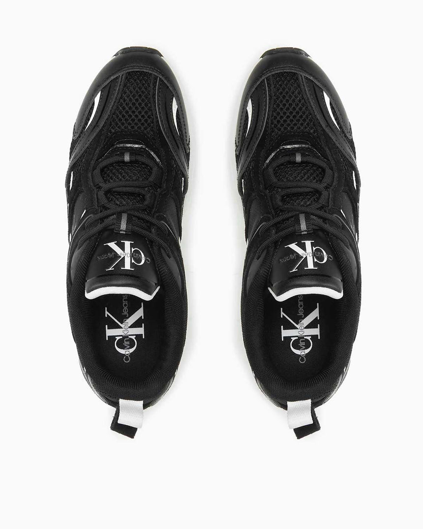 Calvin Klein Retro Tennis Runner Sneakers Black/Bright White